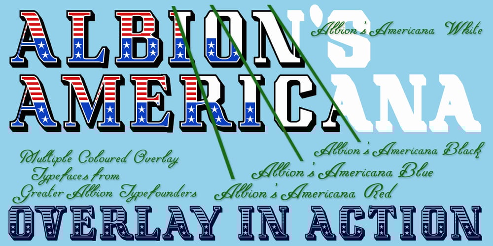 Albion’s Americana font
