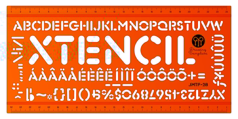 Xtencil font