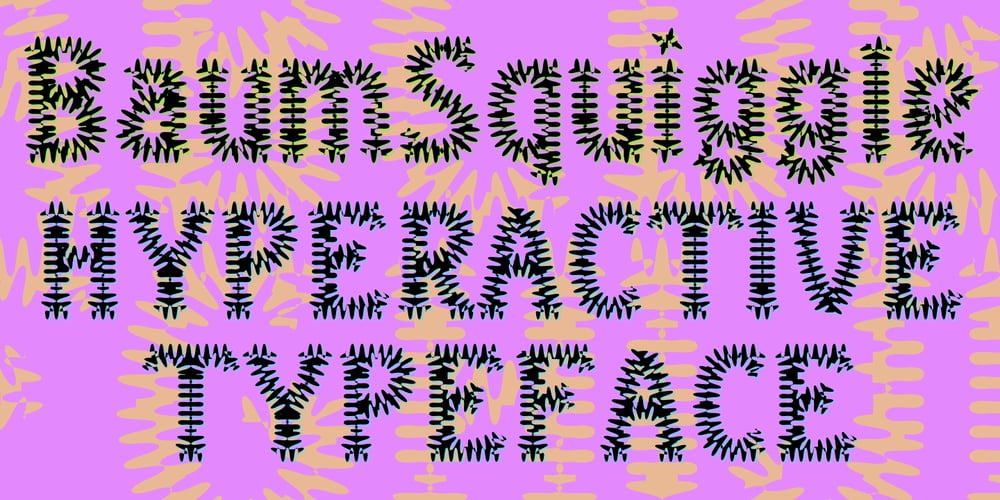BaumSquiggle font