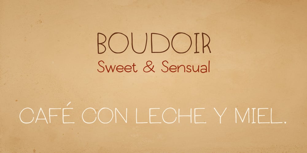 Boudoir font
