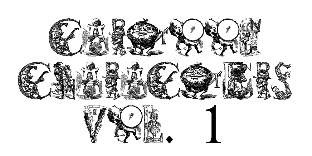 Cartoon Characters Volume 1 font