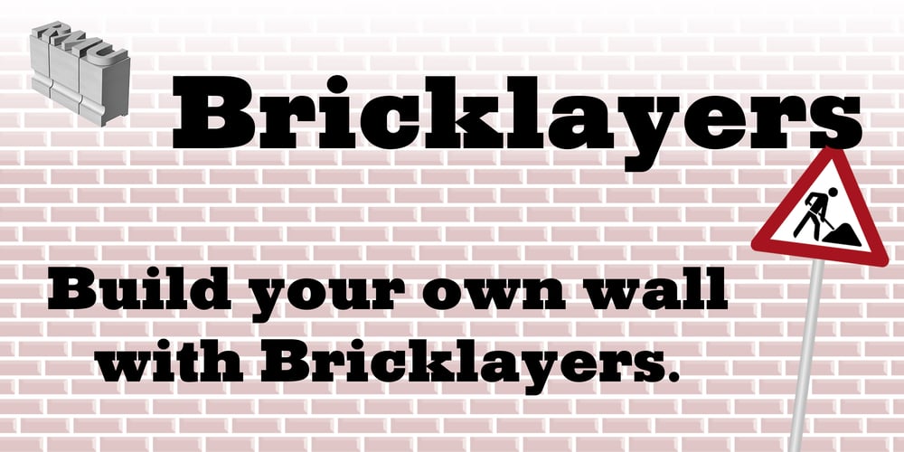 Bricklayers font