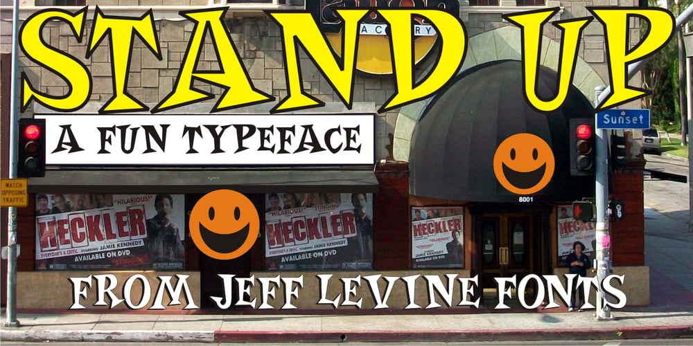Stand Up JNL font