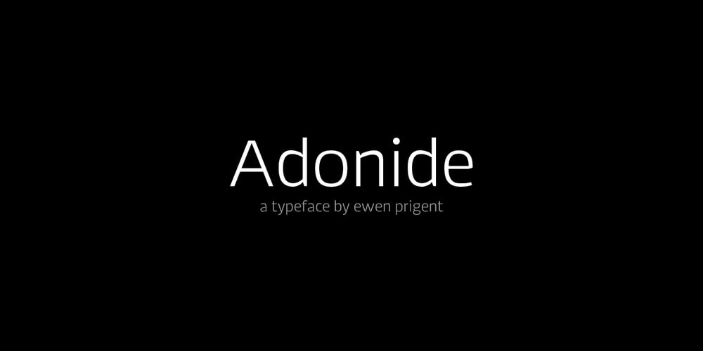 Adonide font