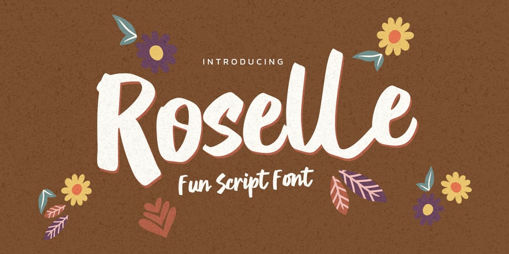 Roselle font