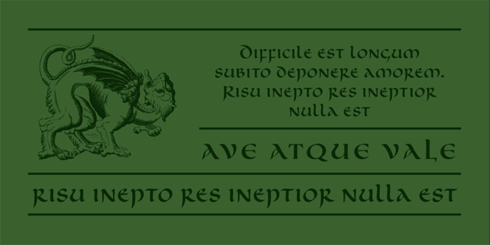 Cal Uncial font