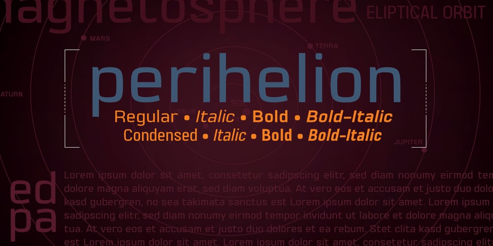 Perihelion BB font