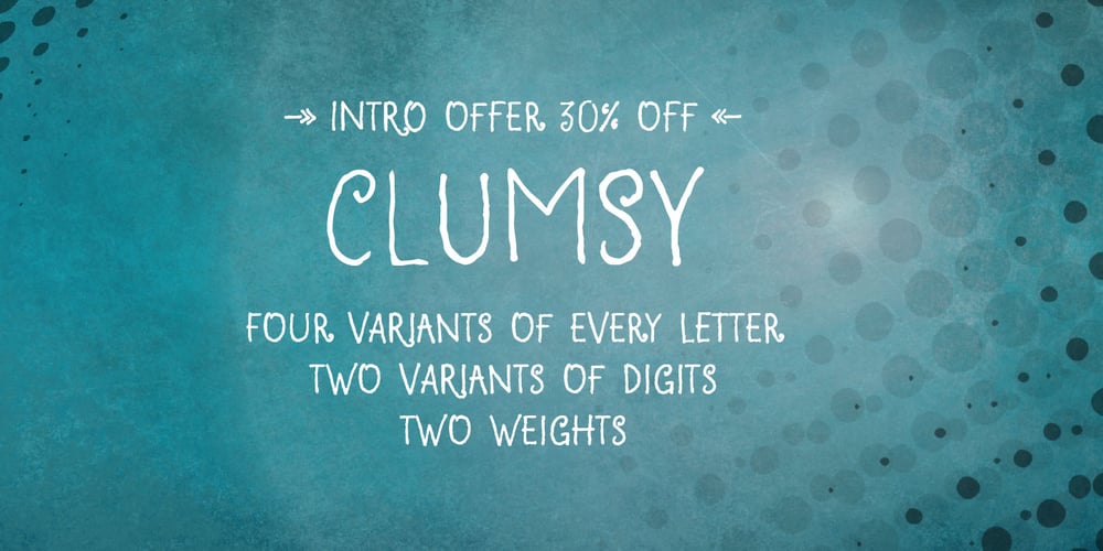 Clumsy font