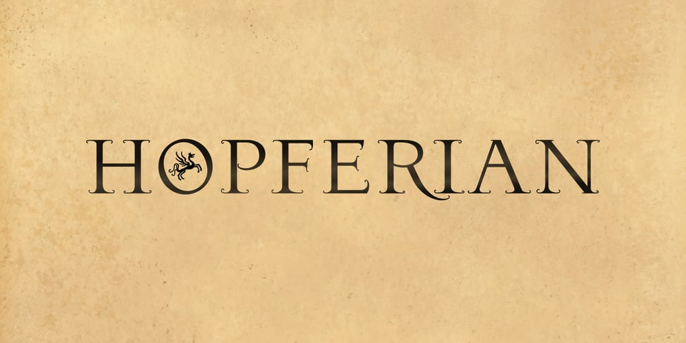 Hopferian font