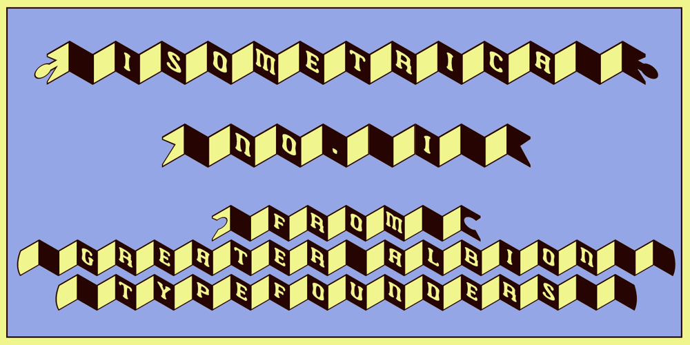 Isometrica font