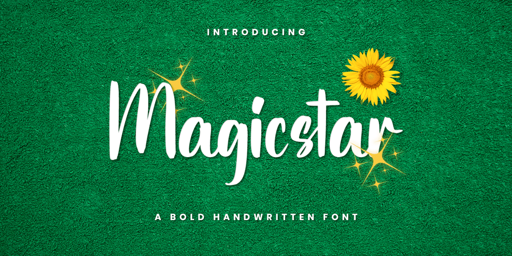 Magicstar font