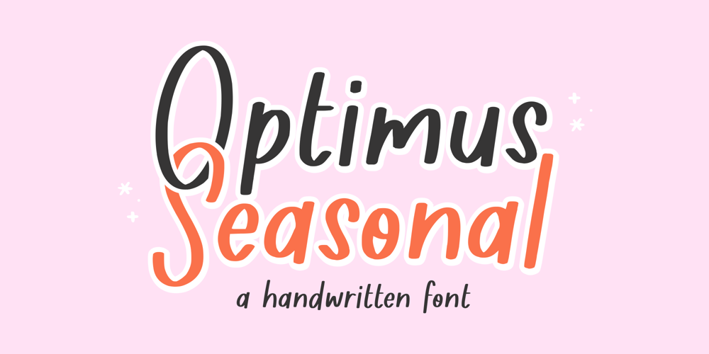 Optimus Seasonal font