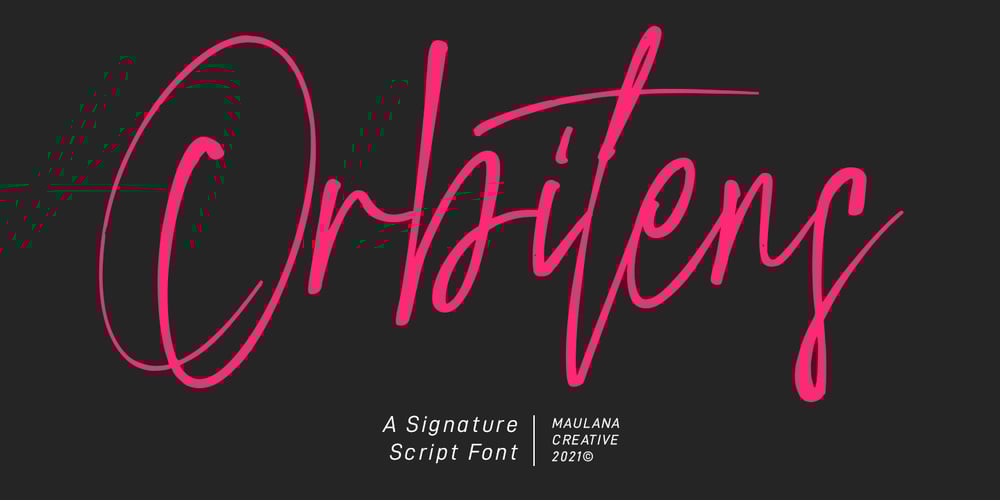 Orbitens font