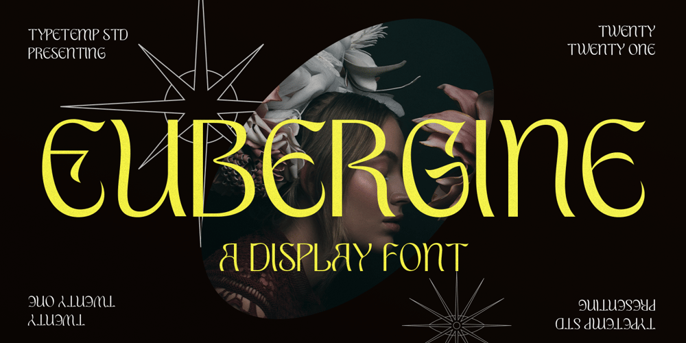 Eubergine font
