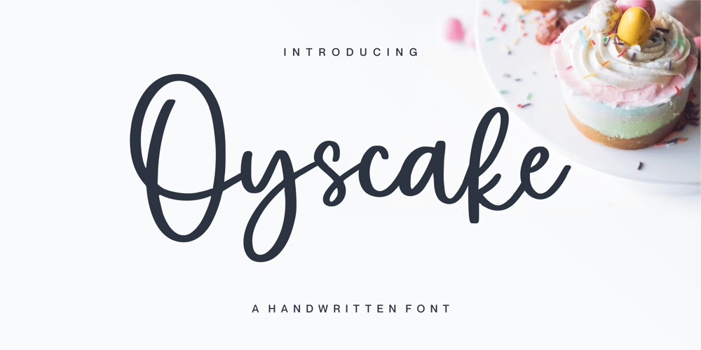Oyscake font
