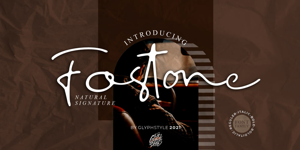 Fostone font