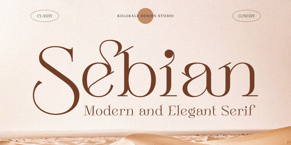 Sebian font