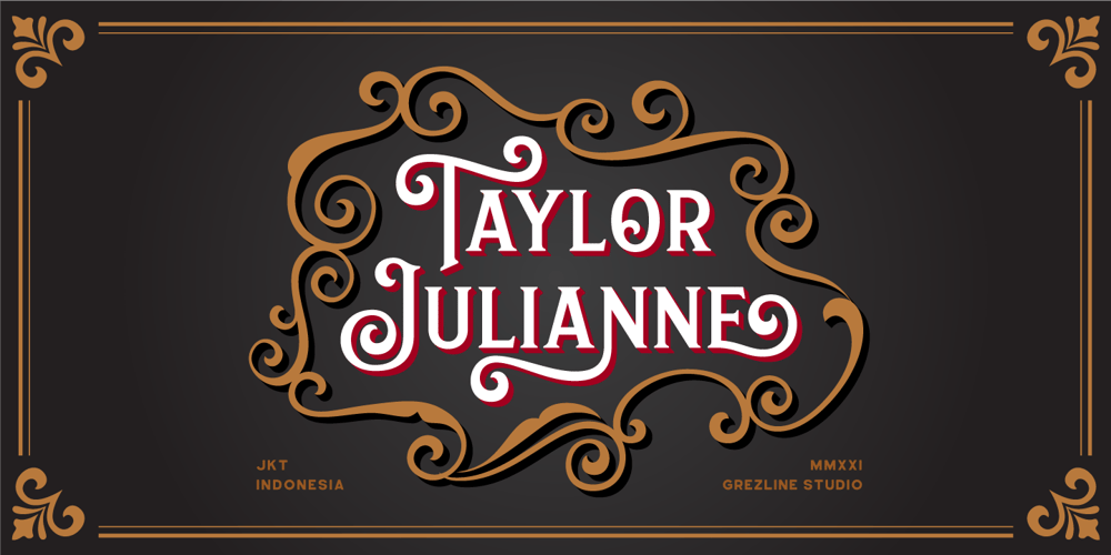 Taylor Julianne font