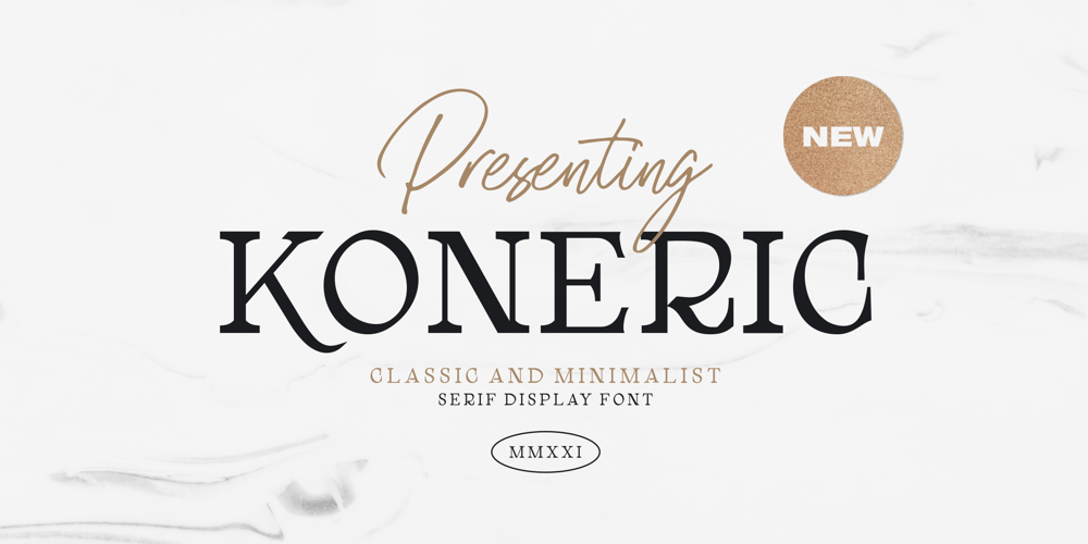 Koneric font