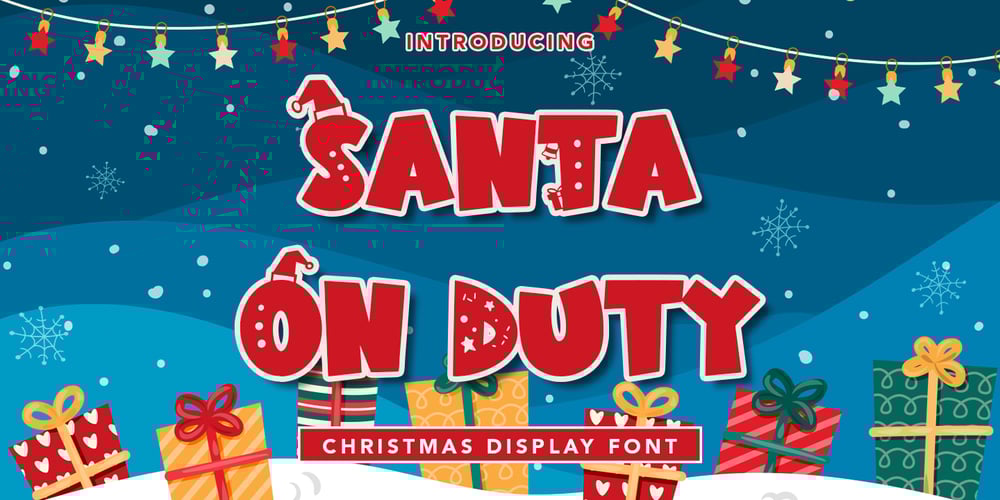 Santa On Duty font