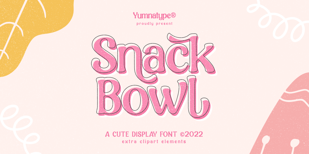 Snack Bowl font
