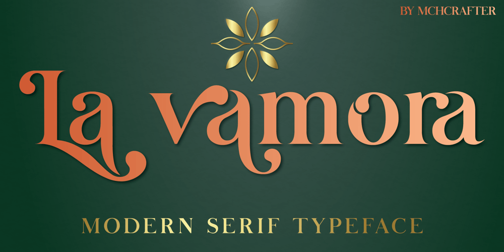 Lavamora font