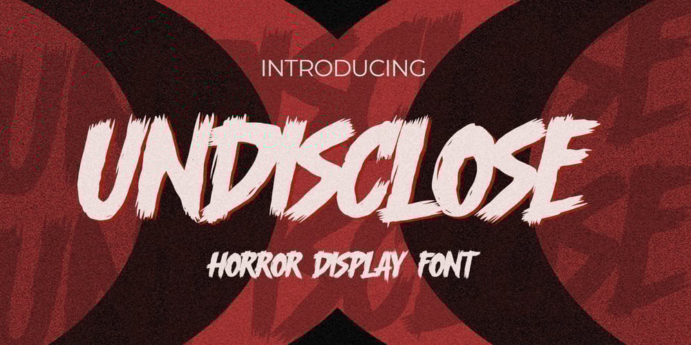 Undisclose font