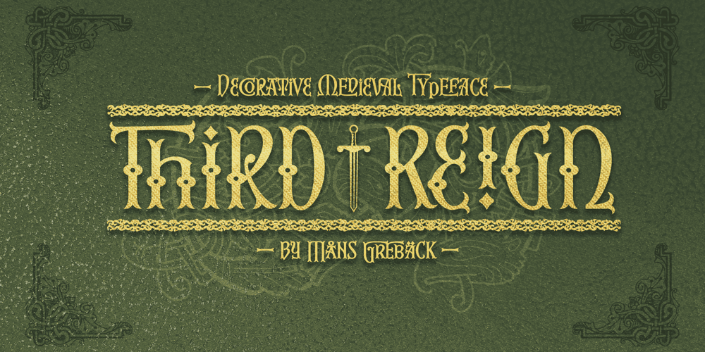 Third Reign font