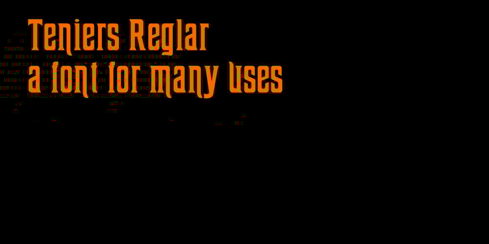 Teniers font