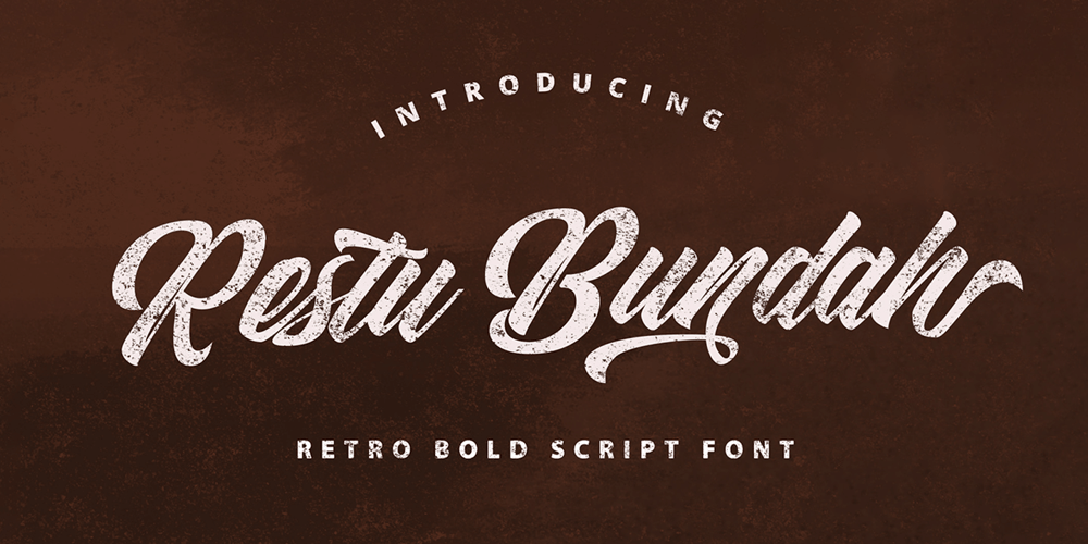 Restu Bundah font
