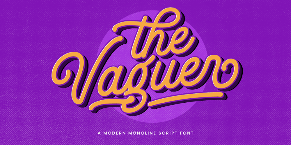 The Vaguer font