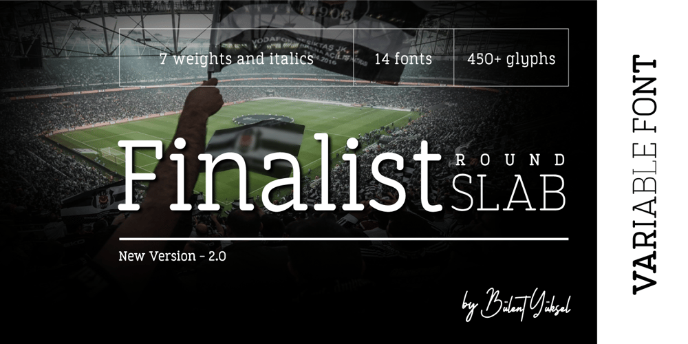 Finalist Round Slab Variable font