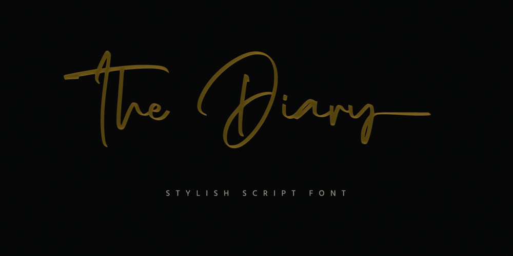 The Diary font