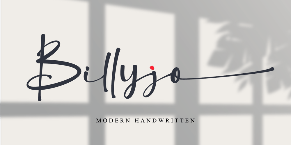 Billyjo font