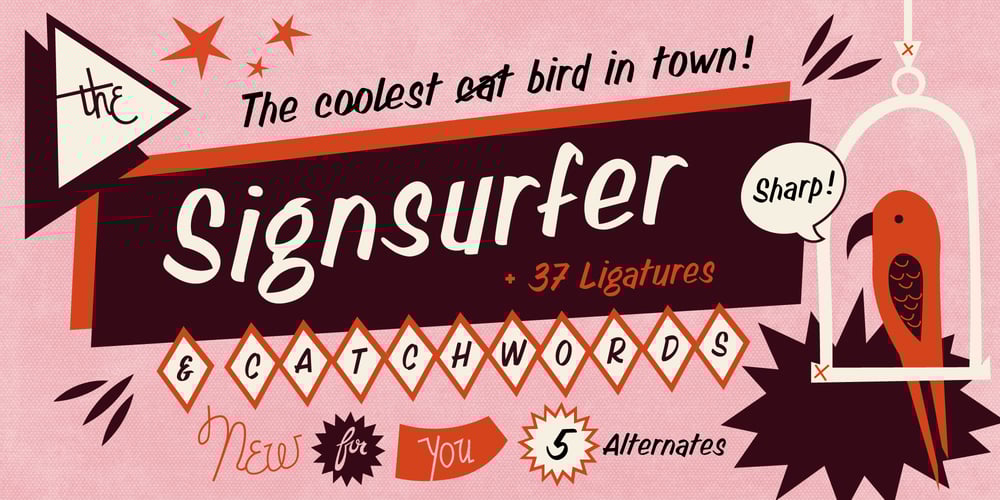 Signsurfers Script font