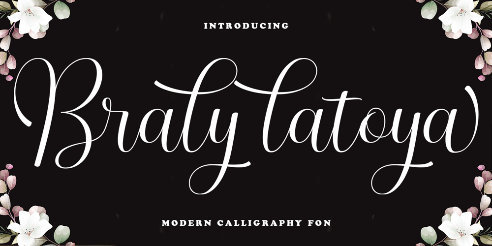 Braly Latoya font