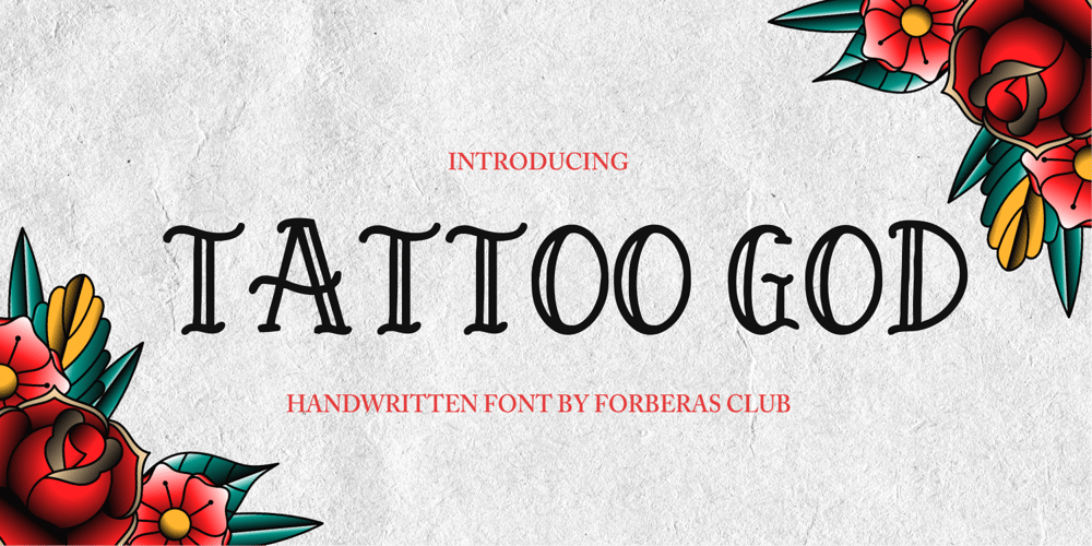 Tattoo God font