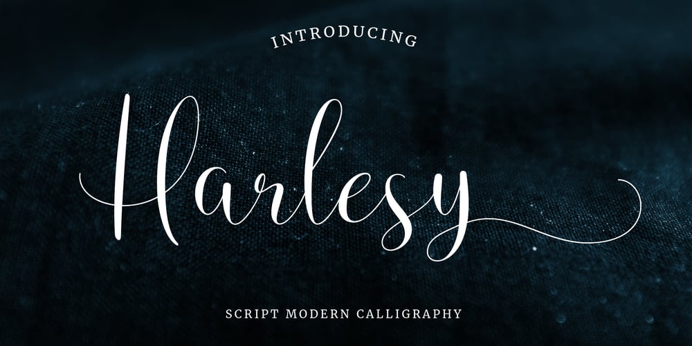Harlesy Script font