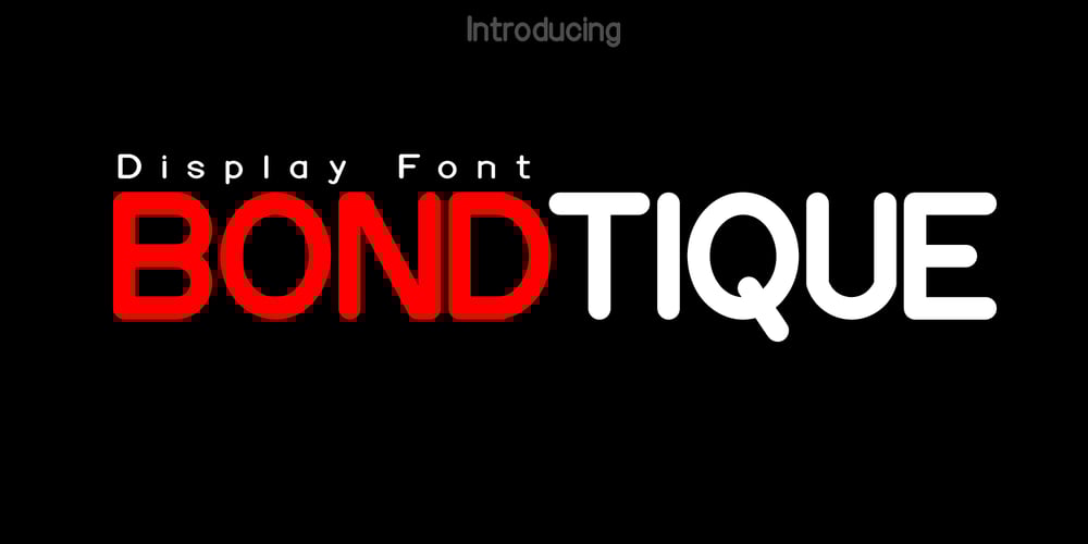 Bondtique font