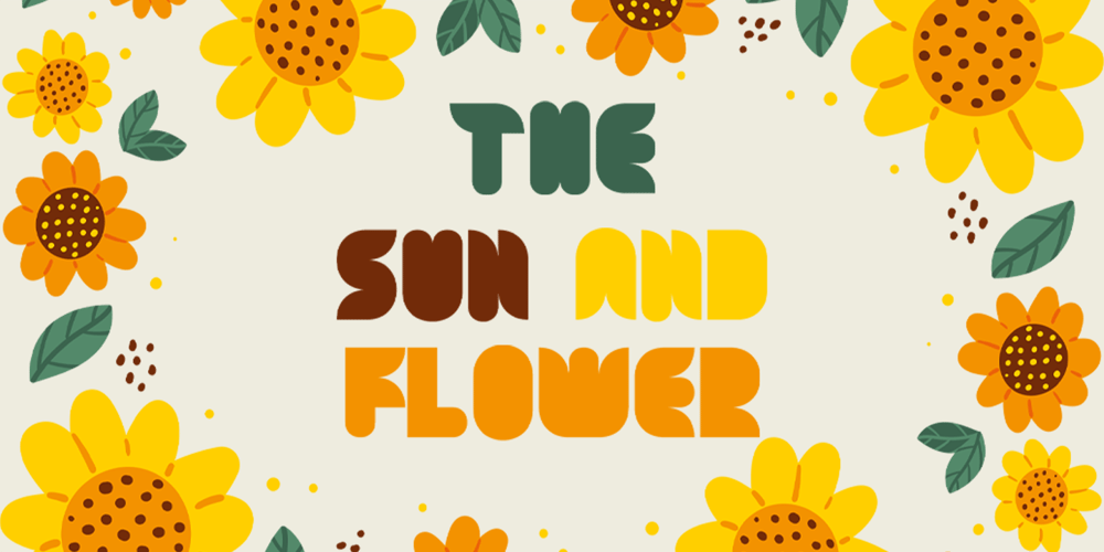The Sun And Flower font