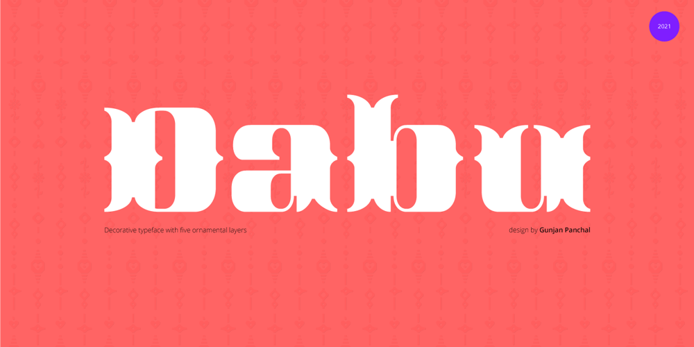 Dabu font