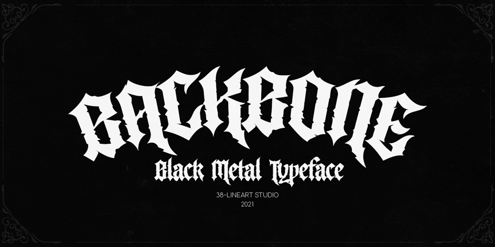 Backbone font