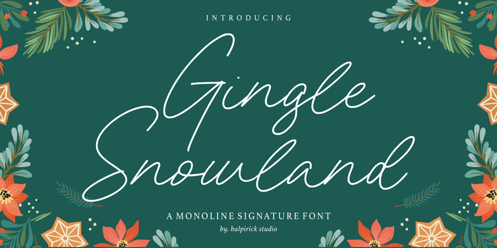 Gingle Snowland font