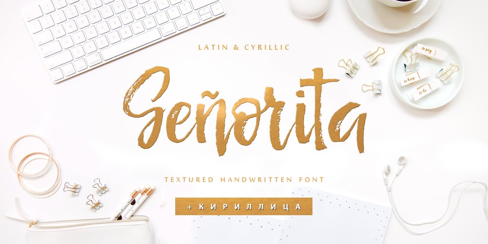 Senorita Cyrillic Script font