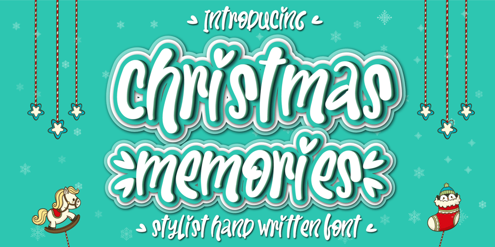 Christmas Memories font