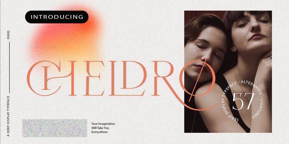 Cheldro Display font