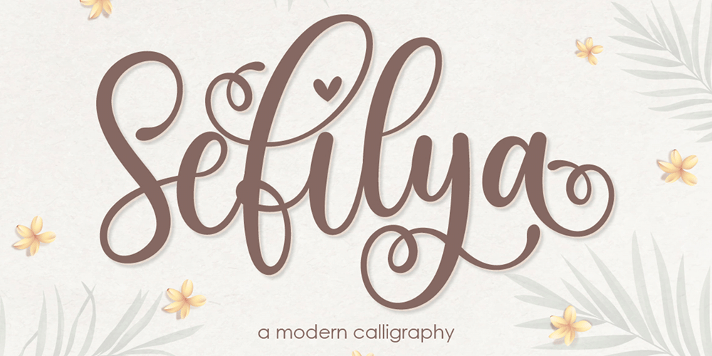 Sefilya Script font