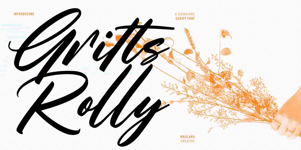 Gritts Rolly font