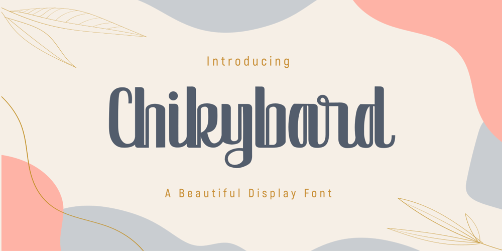 Chikybard font
