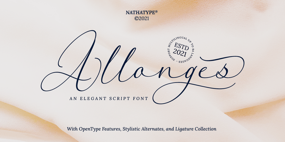 Allonges font